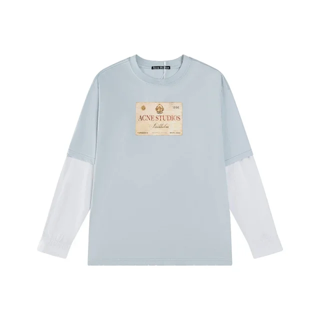 Acne Studios T-Shirts Stockholm 1996 Graphic Long-Sleeve T-Shirt product detail image 13