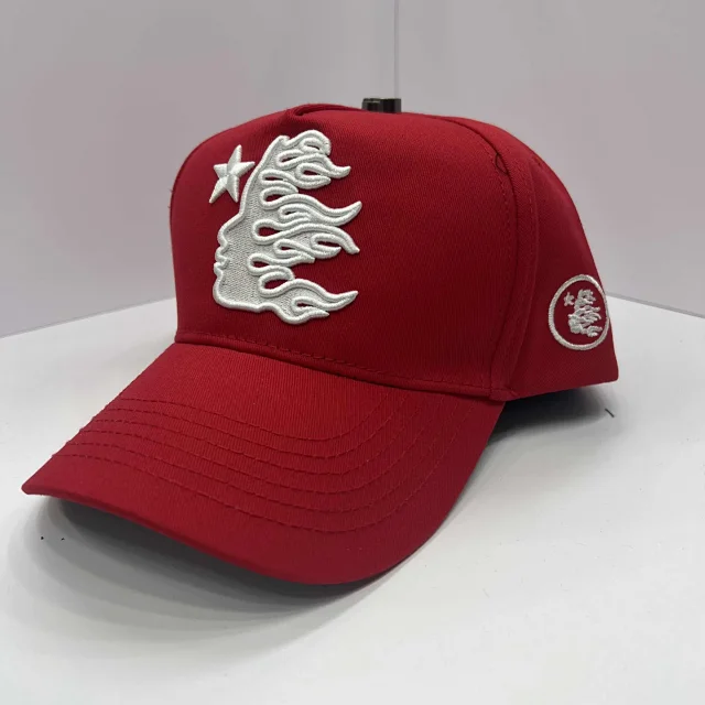 Unbranded Hats P-0112 mesh trucker cap with embroidered star and graphic motifs product detail image 6