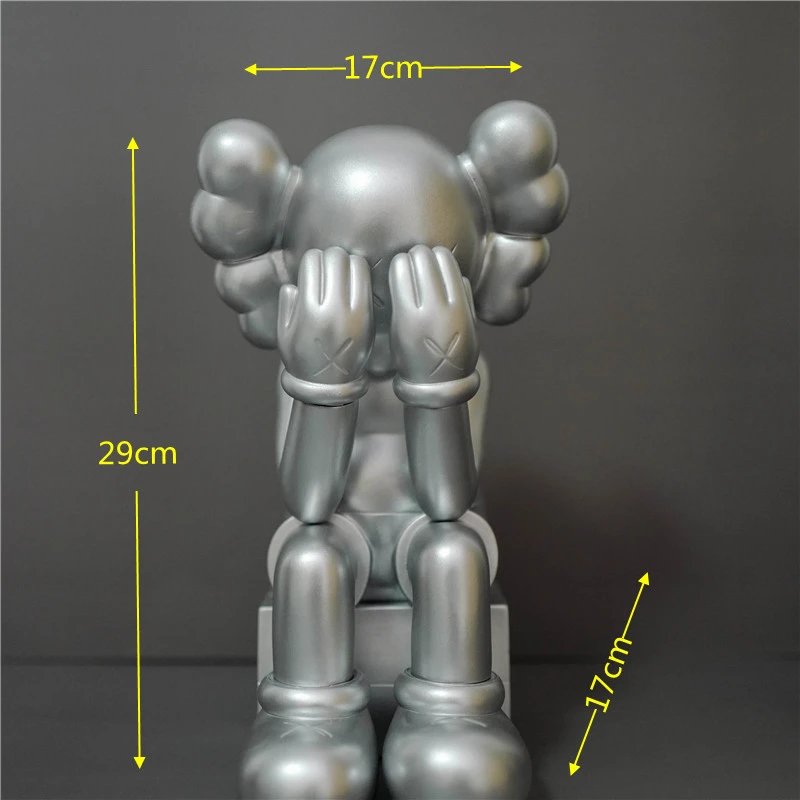 Sitting position 28cm silver (base is re