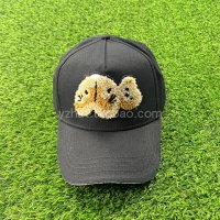 Black-cotton baseball cap