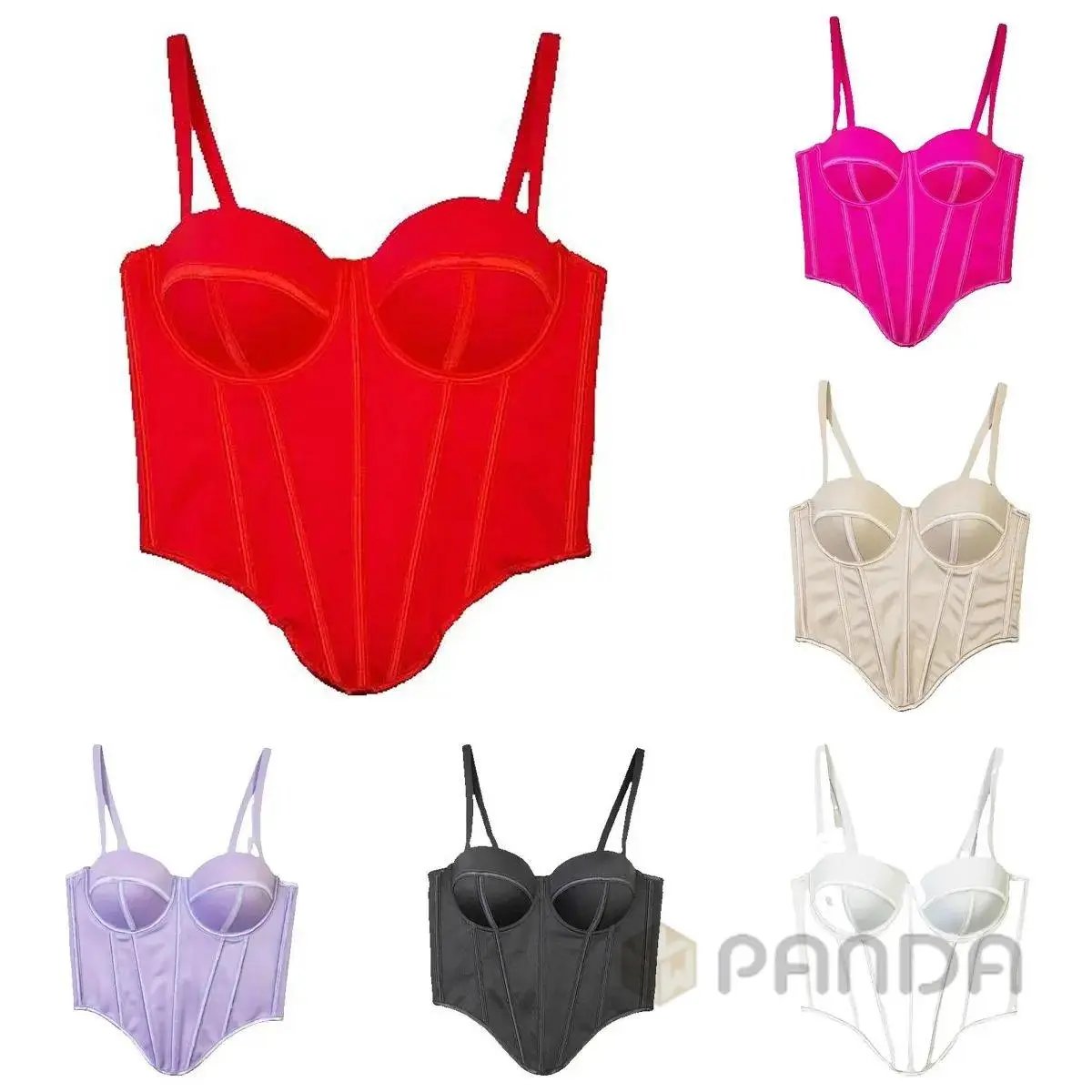 Irregular fishbone corset
