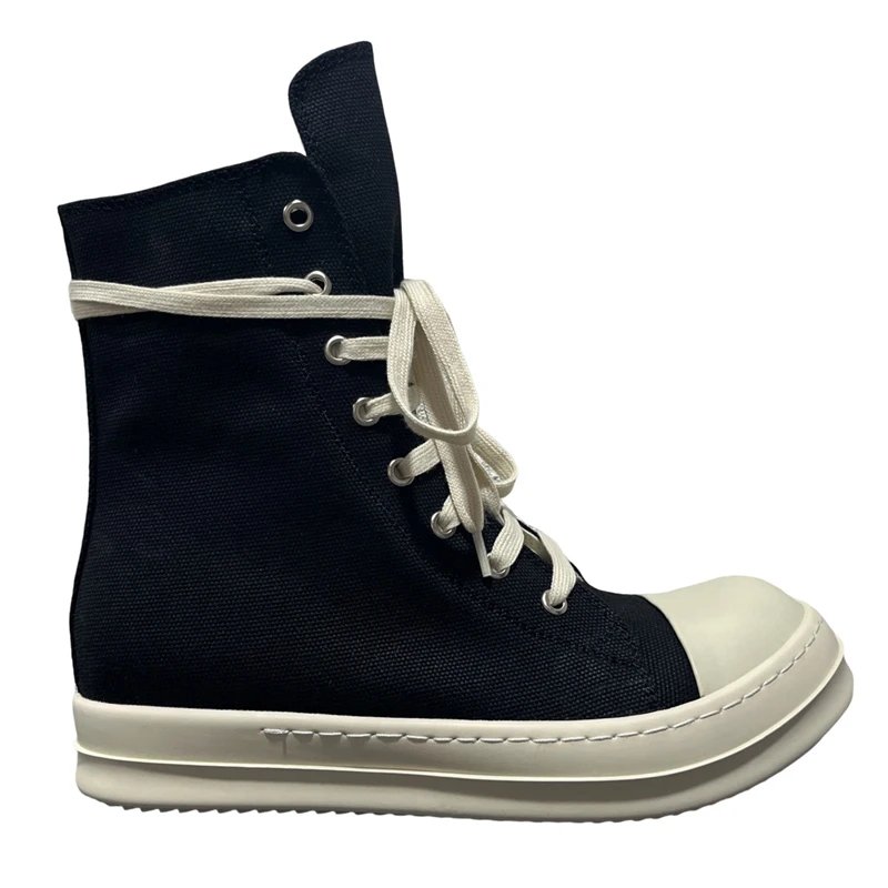 Black and White Canvas High Tops