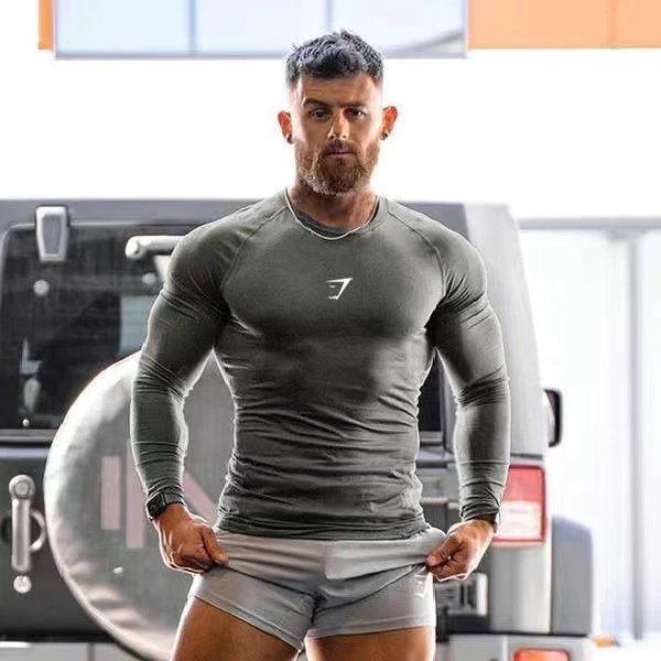 Gym Shark Longsleeve White 3
