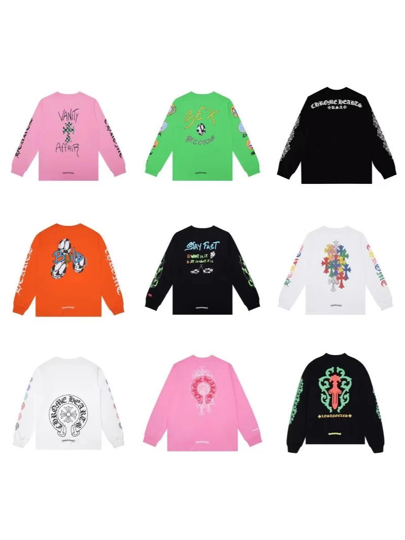 Chrome Hearts Long Sleeve Graphic Tees
