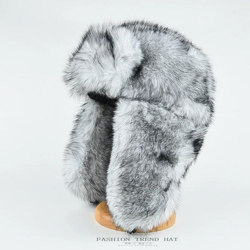 Faux Mink Fur Winter Hat · 3