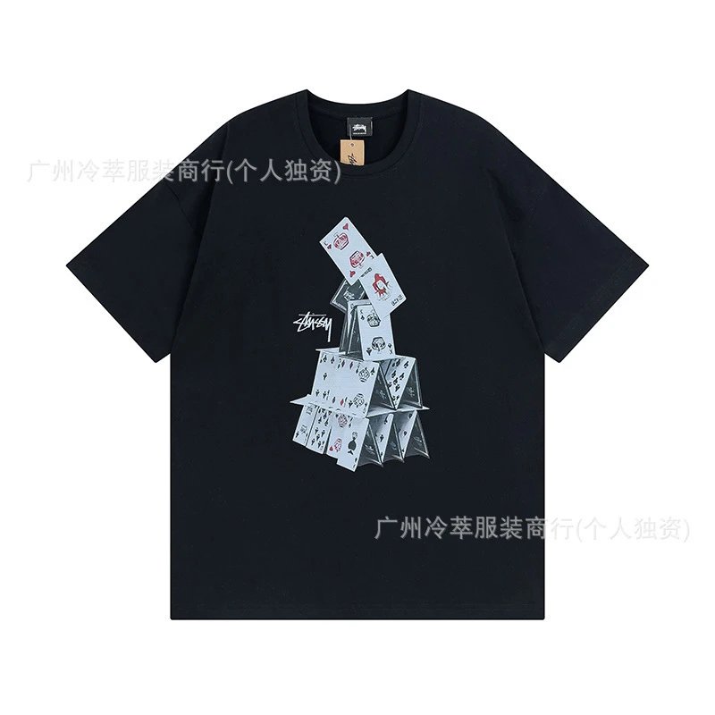 Stüssy Nature's Flowers Graphic T-Shirt Black - 12