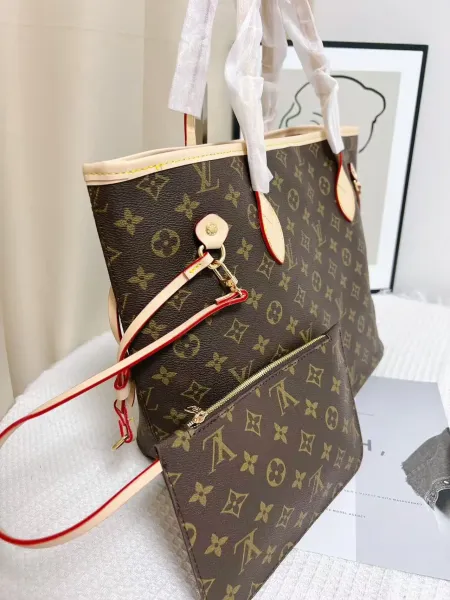 Louis Vuitton Neverfull MM Monogram Empreinte Black Tote Bag - 12