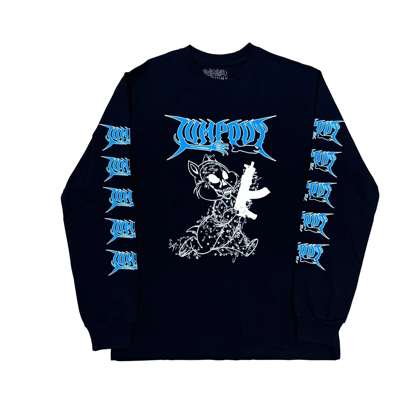 Osamason Jumpout T-shirt Rabbit Print Black