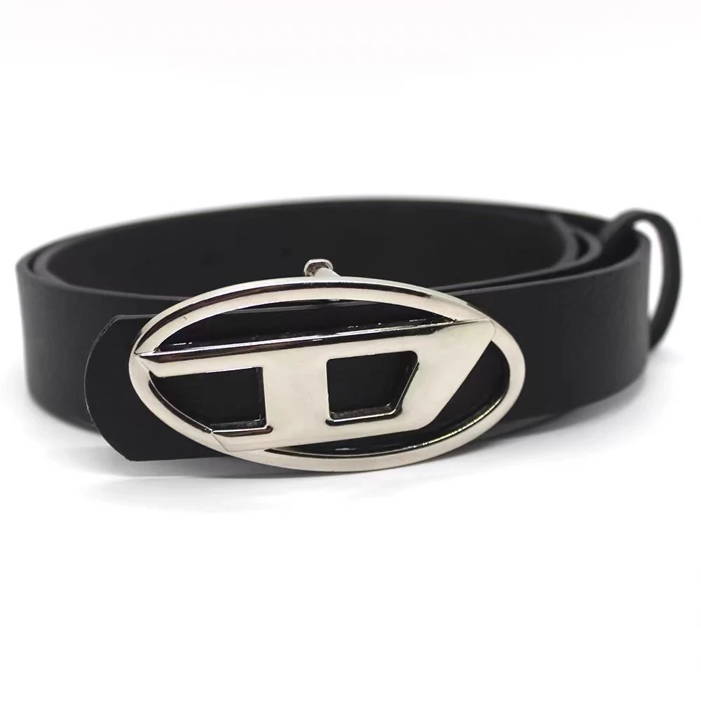 American Vintage Silver Buckle D Letter Belt · 6