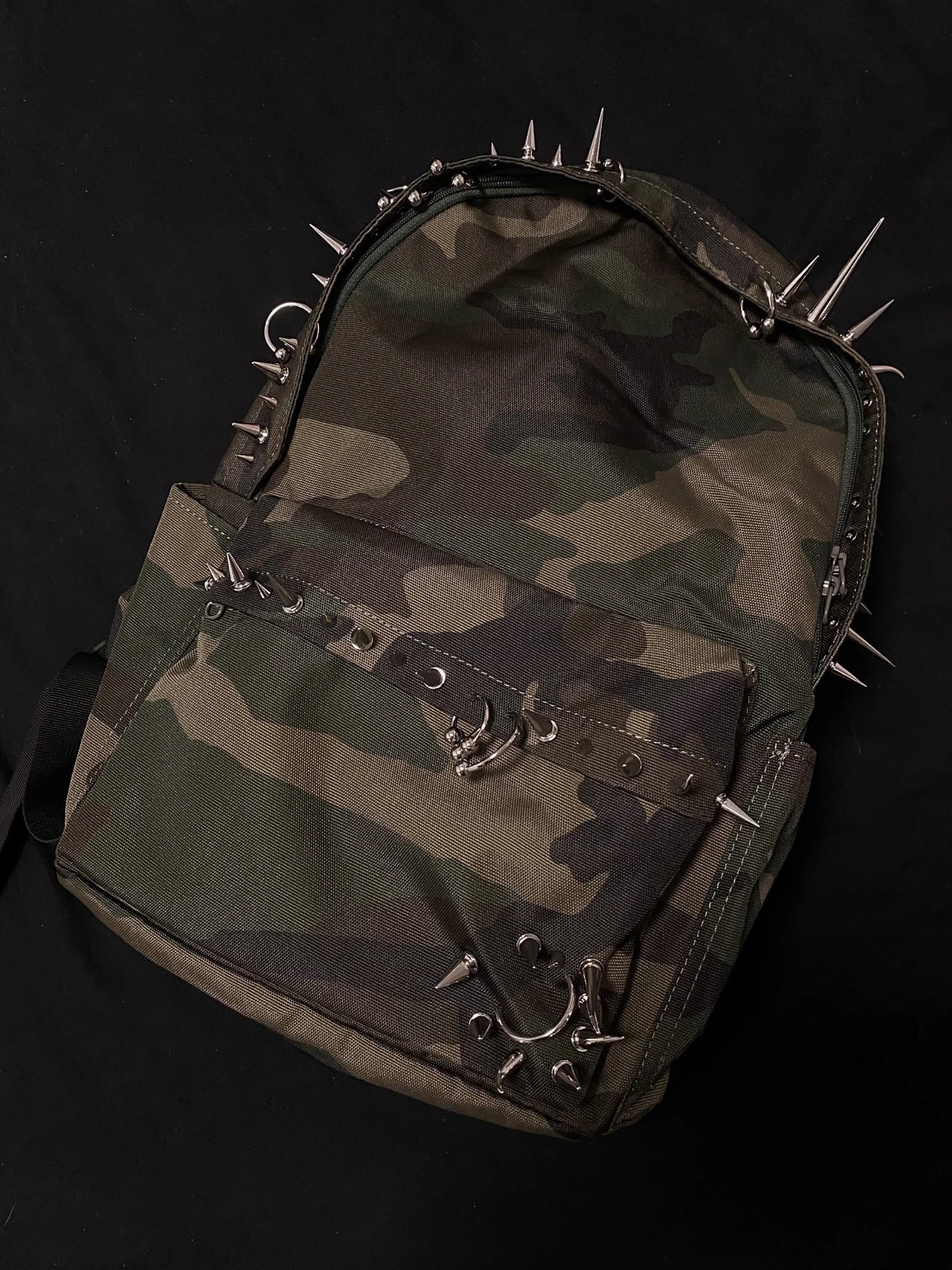 Playsongs Pierced Camo Backpack