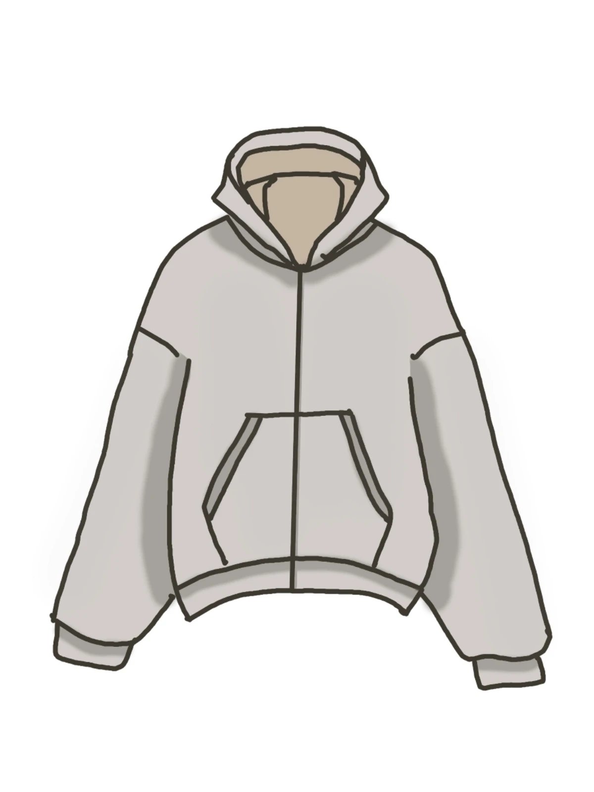 Balenciaga Unity Zip Up Hoodie