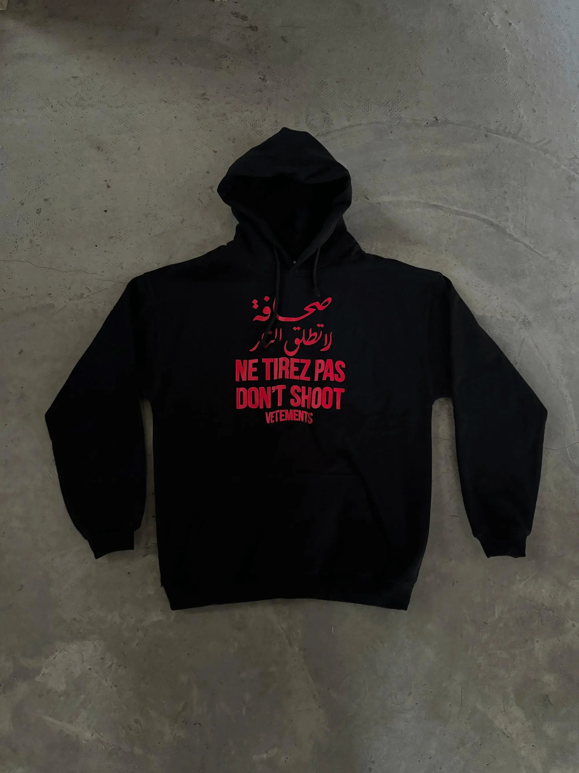 Vetements "Dont Shoot" Hoodie