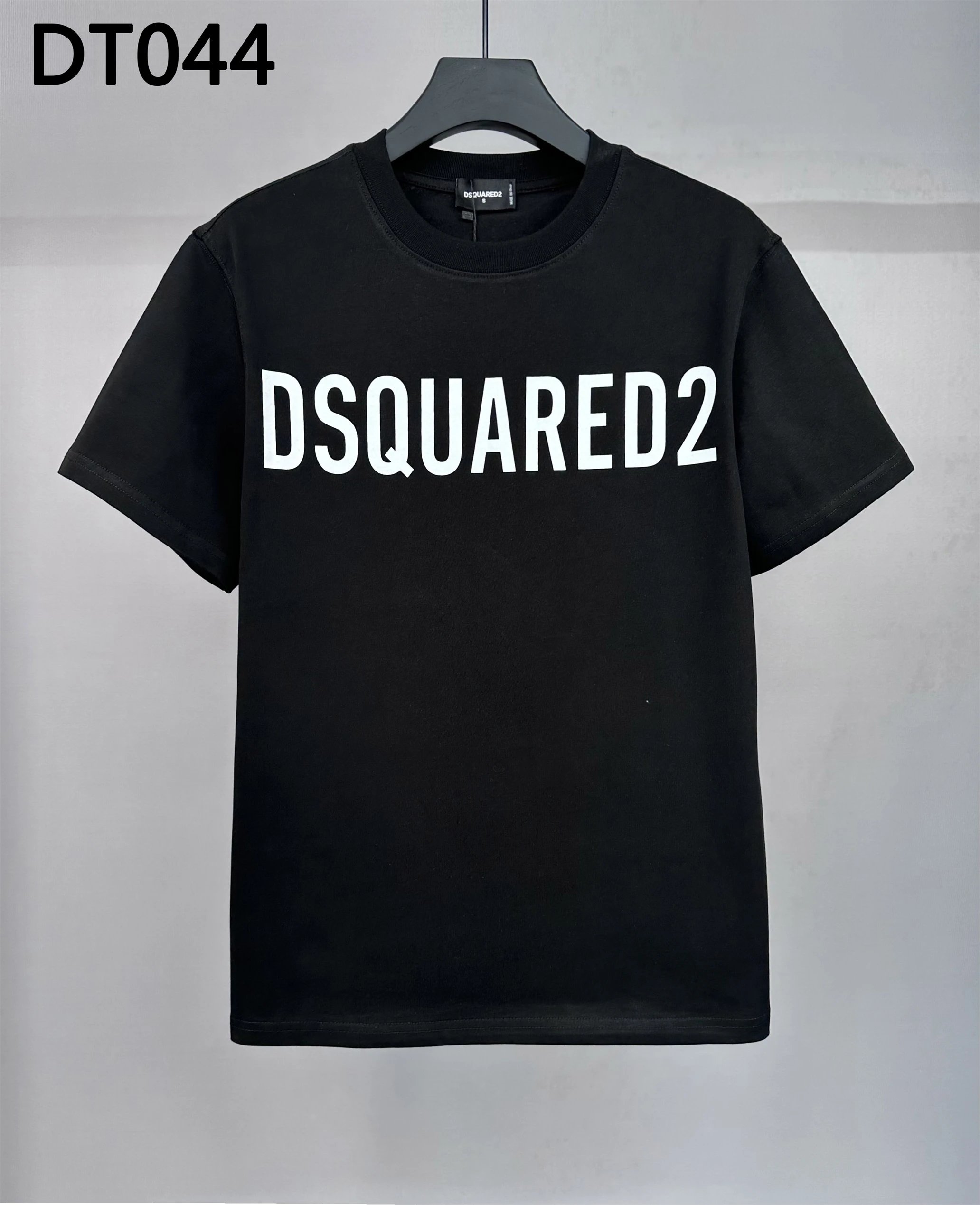Dsquared2 Multi-Color Logo Stacked Print White T-Shirt - 9