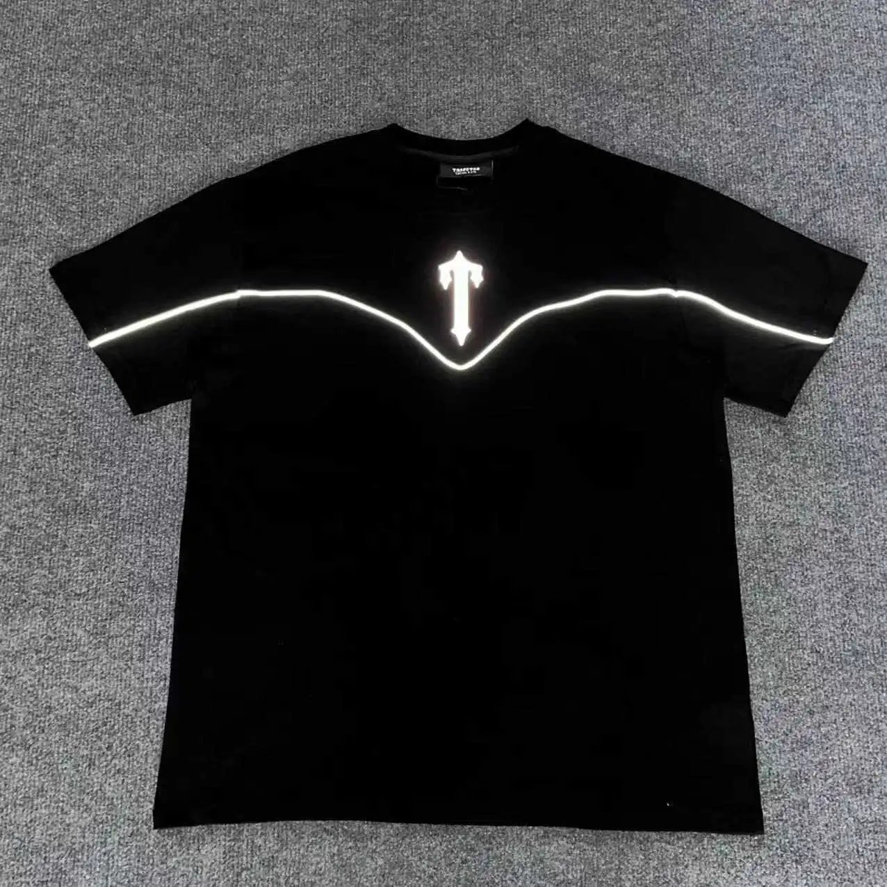 Traphouse T-Logo Oversized Tee and Shorts Set Black - 13