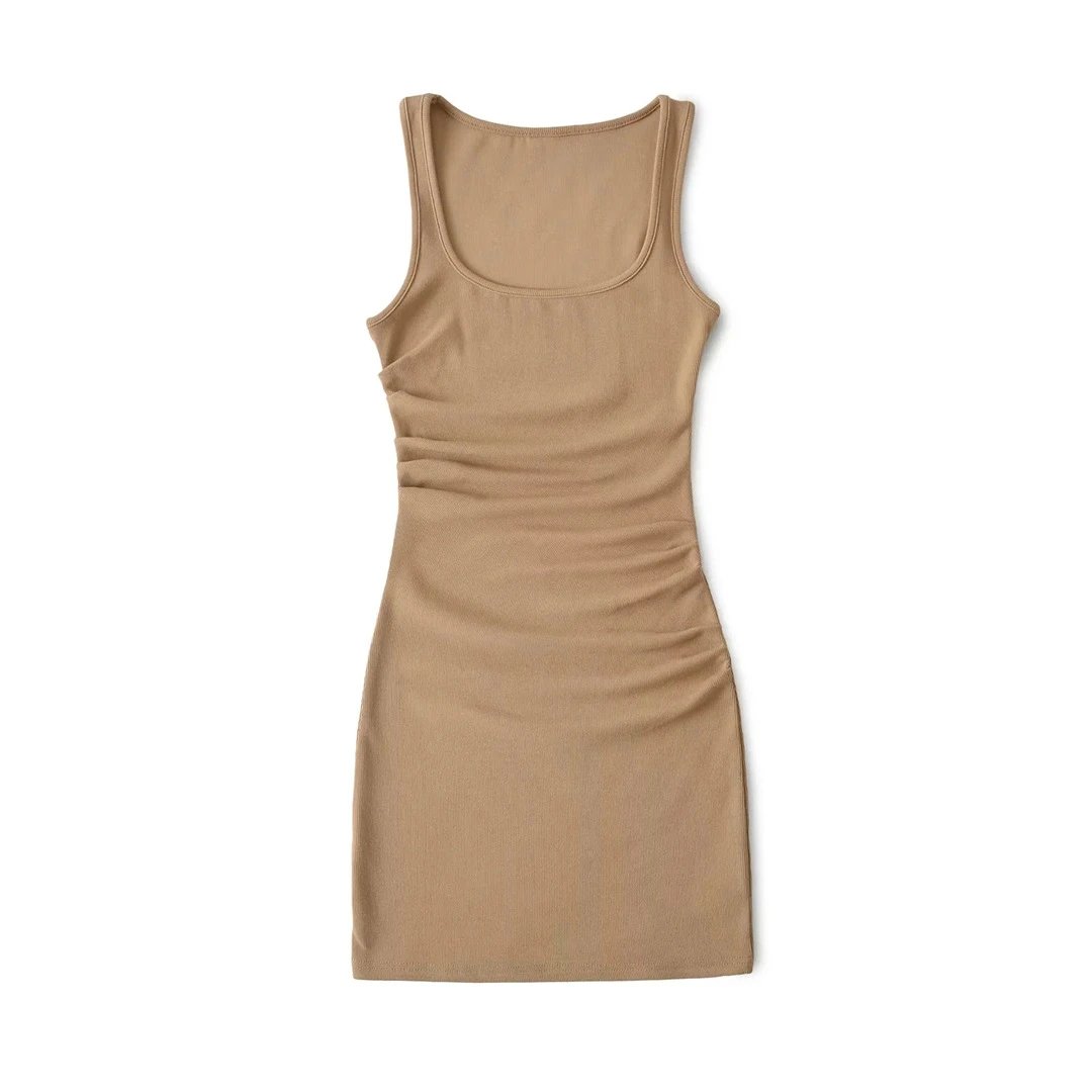 Basic Solid Color Dresses foto 6