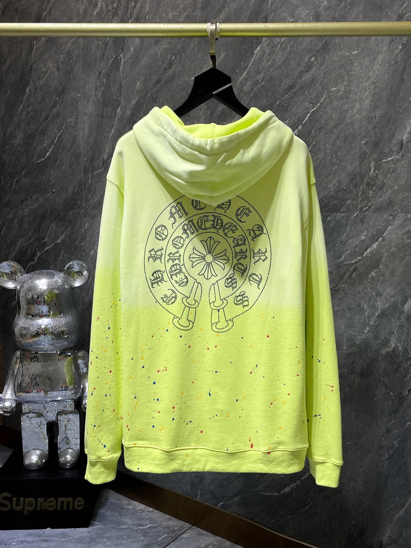 Chrome Hearts x JOTU Character Grid Hoodie Black - 14