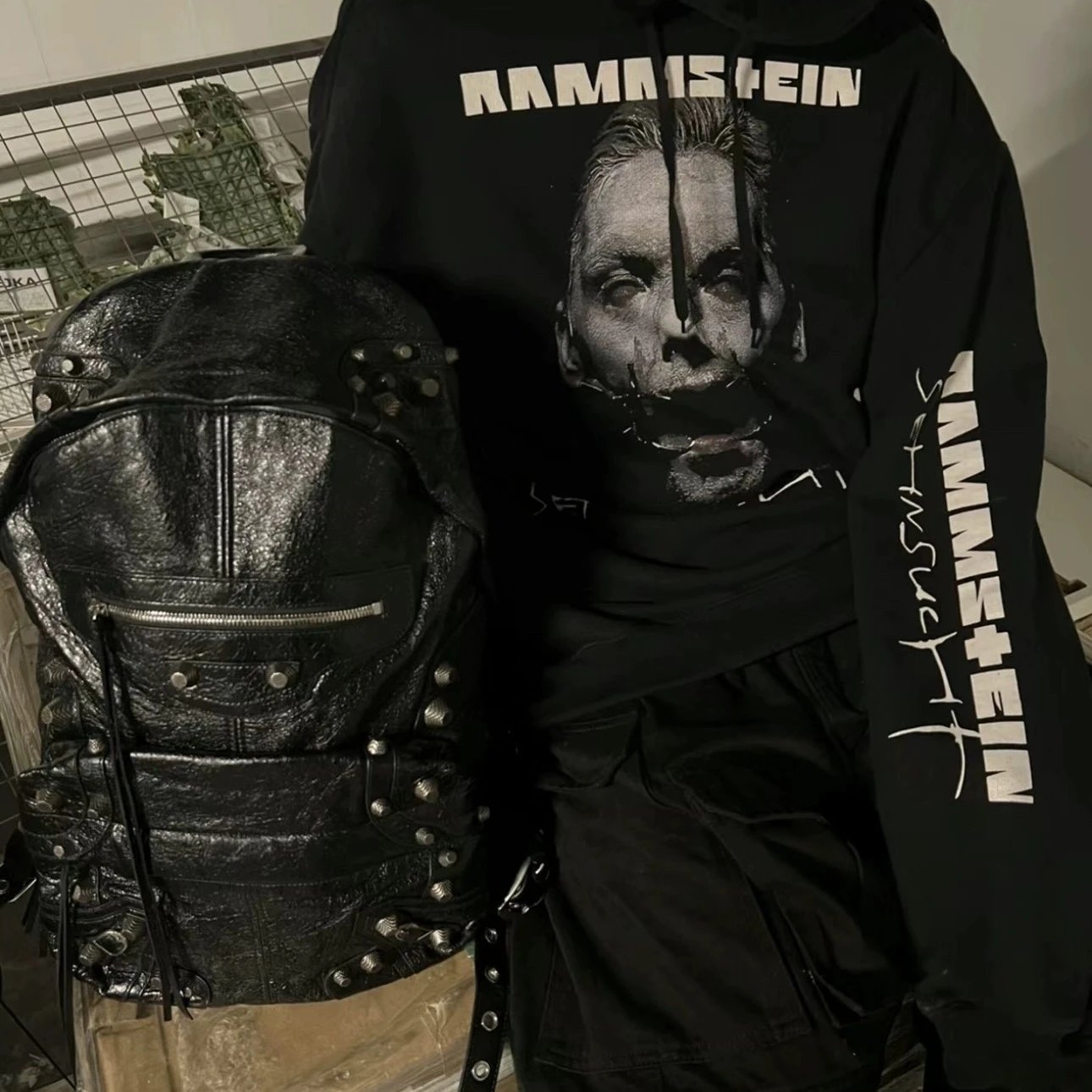Vetements x Rammstein Graphic Hoodie Black - 2