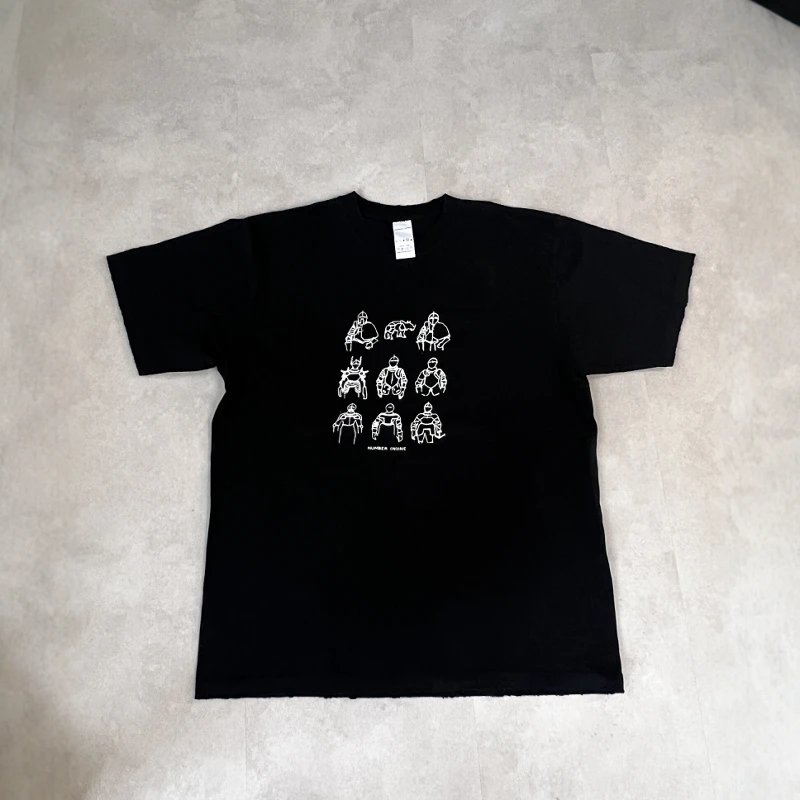 Bound2 Number (N)ine 01SS T-shirt Nine Knights Black