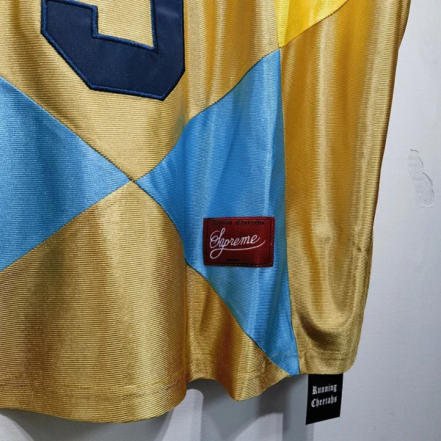 Supreme Football Jerseys Number 3 star-panel jersey product detail image 12