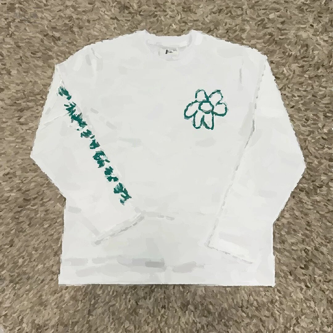 Mm Fl Long-Sleeved White Shirt Looks Good