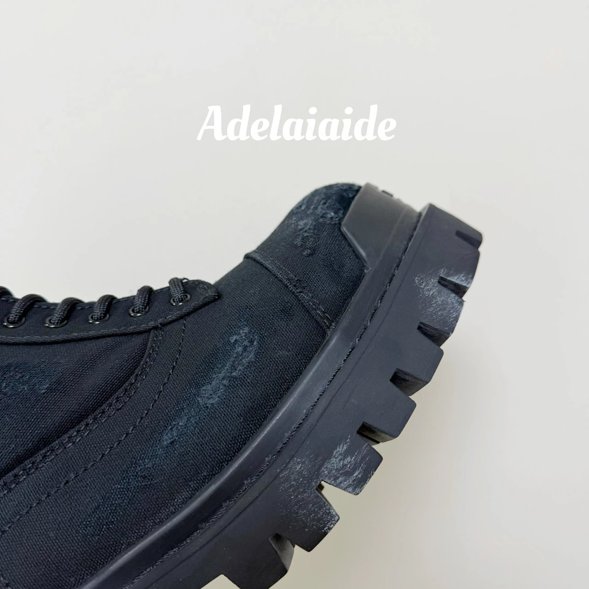 2025 Chunky Derby Shoes Vintage Distressed Martin Boots Platform Height-Boosting Short Workwear Boots