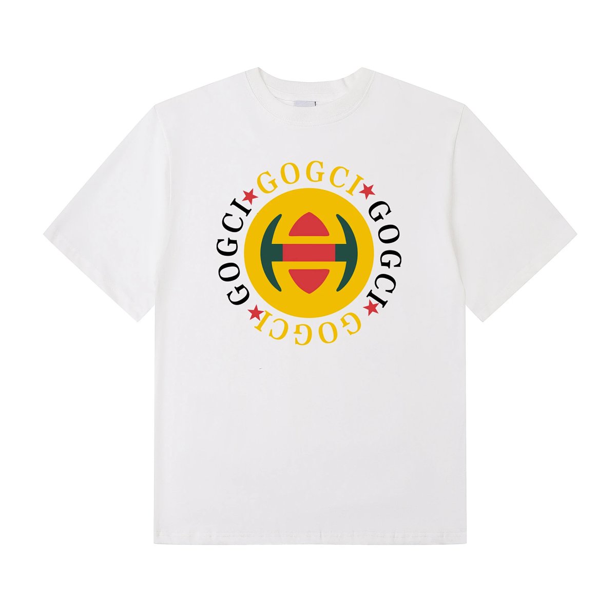 Gucci Gocci Logo Print White T-Shirt product detail 14 in Litbuy spreadsheet finds