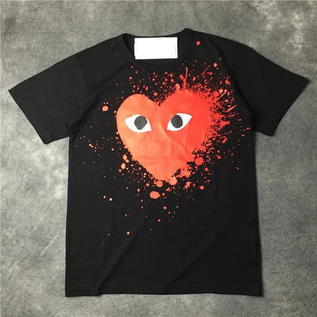 Comme des Garçons T-Shirts PLAY heart graphic short-sleeve T-shirt product detail image 12