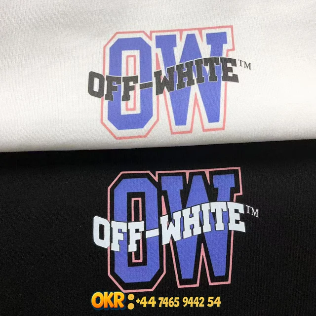 Off-White T-Shirts Short-Sleeve Crew-Neck Arrow Graphic Print product detail image 1