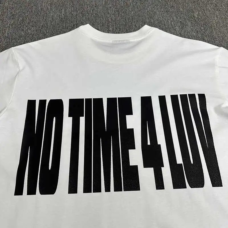Vlone Fog Alcatraz Corteiz Summer High Street Style Round Neck Short Sleeve Printed Fashion Tee Unisex