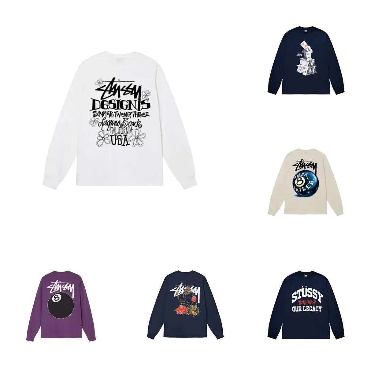Stussy Graphic Long Sleeve T-Shirt