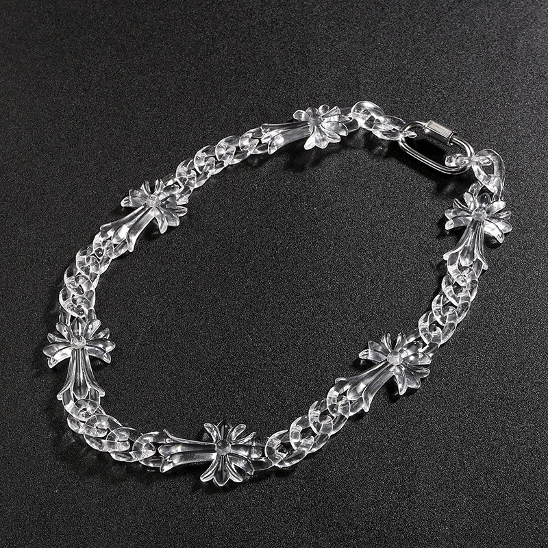 Acrylic Chrome Hearts Necklace 9