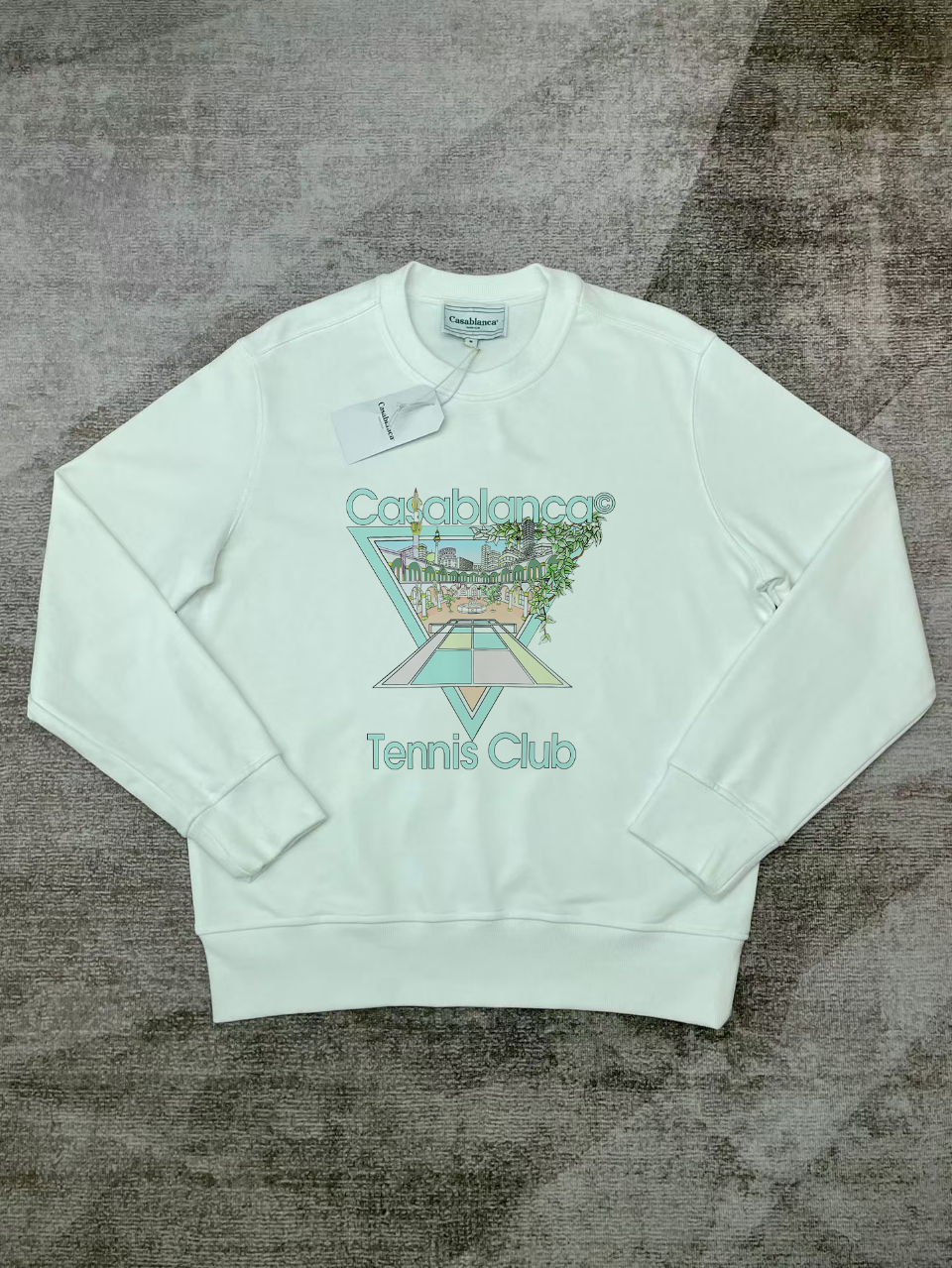 Casablanca Printed Crewneck Sweatshirt Collection - rep longsleeve