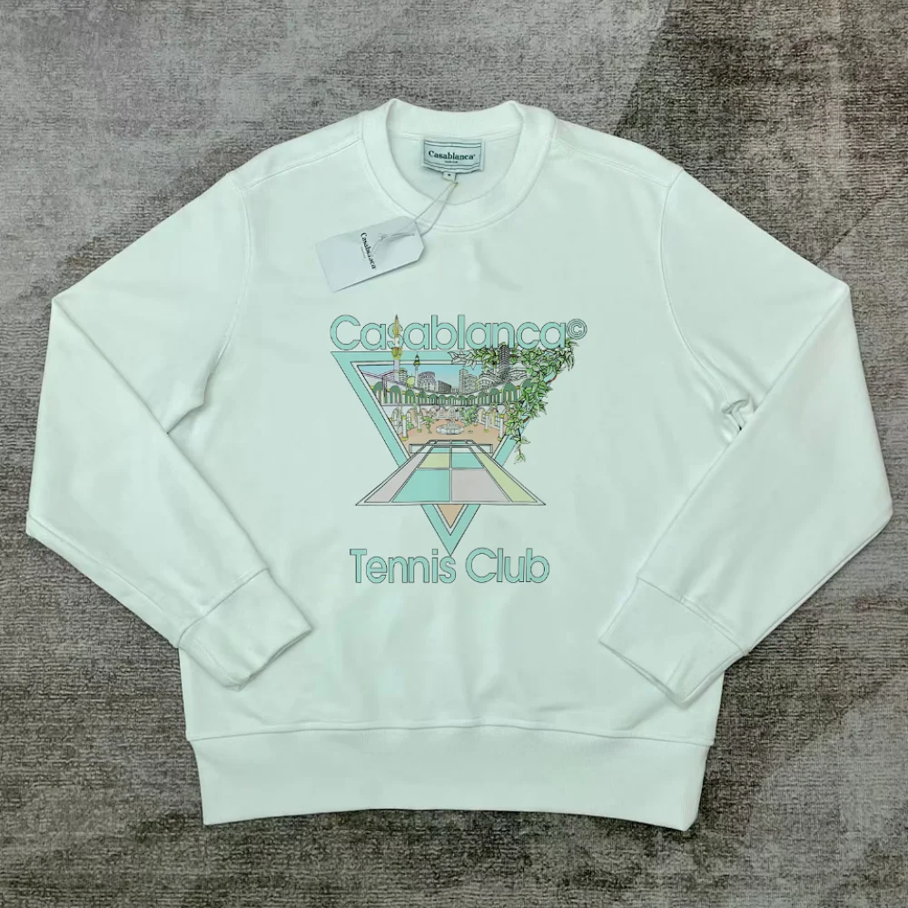 Casablanca Printed Crewneck Sweatshirt Collection
