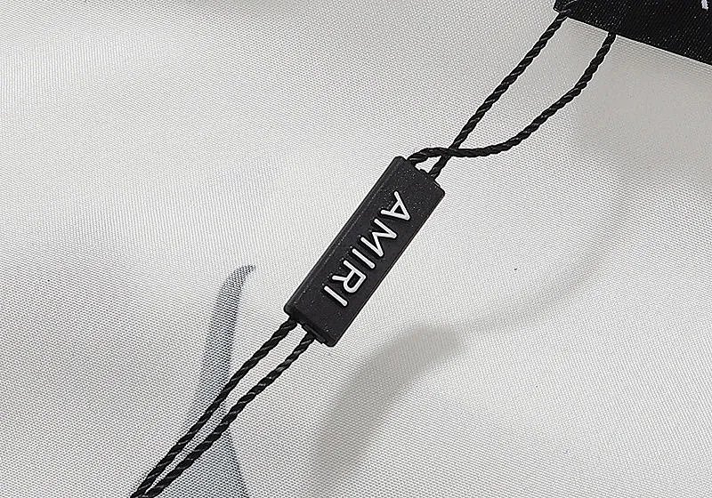 Amiri Logo-Print Short-Sleeve Shirt Black product detail 16 in Litbuy spreadsheet finds