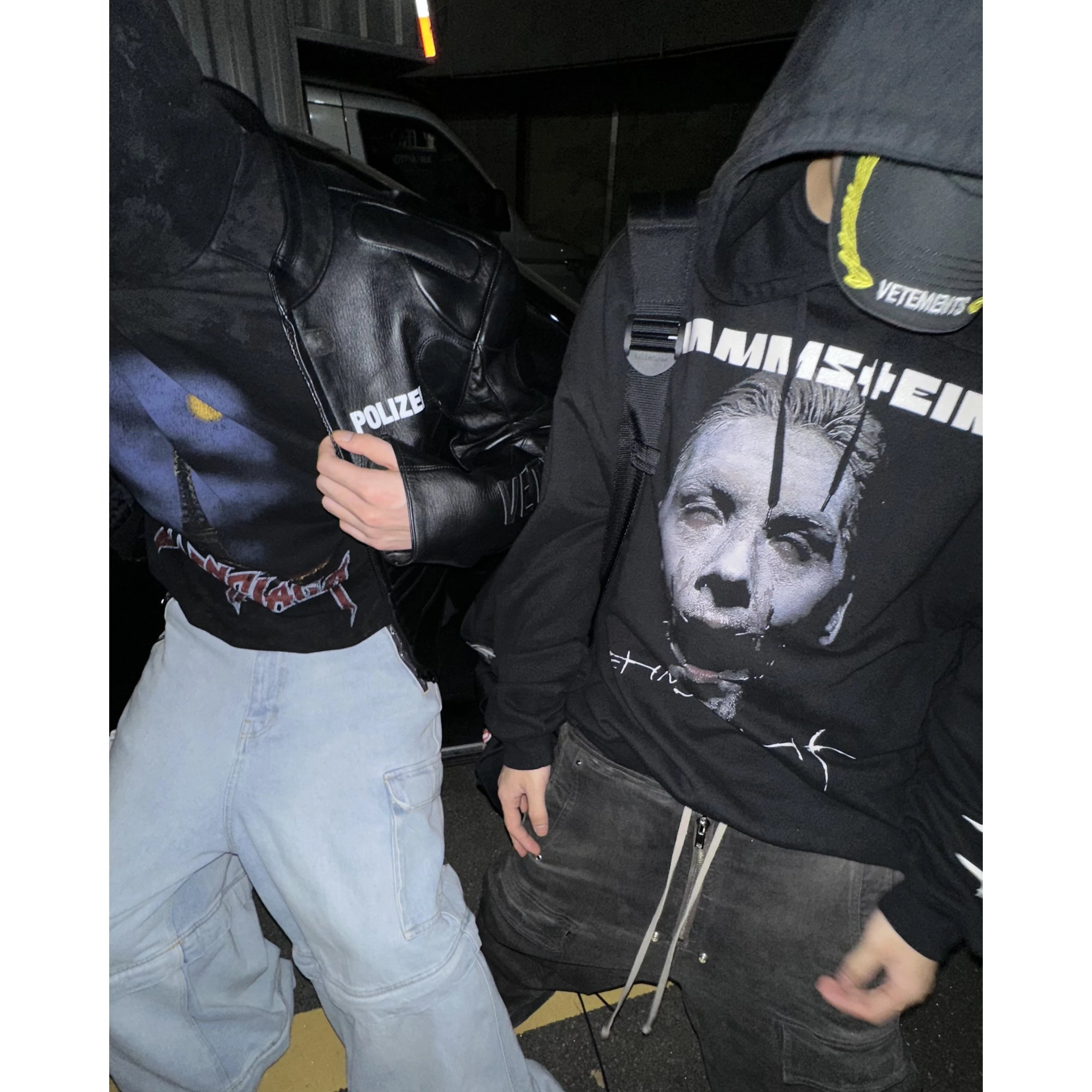 Vetements x Rammstein Graphic Hoodie Black - 4