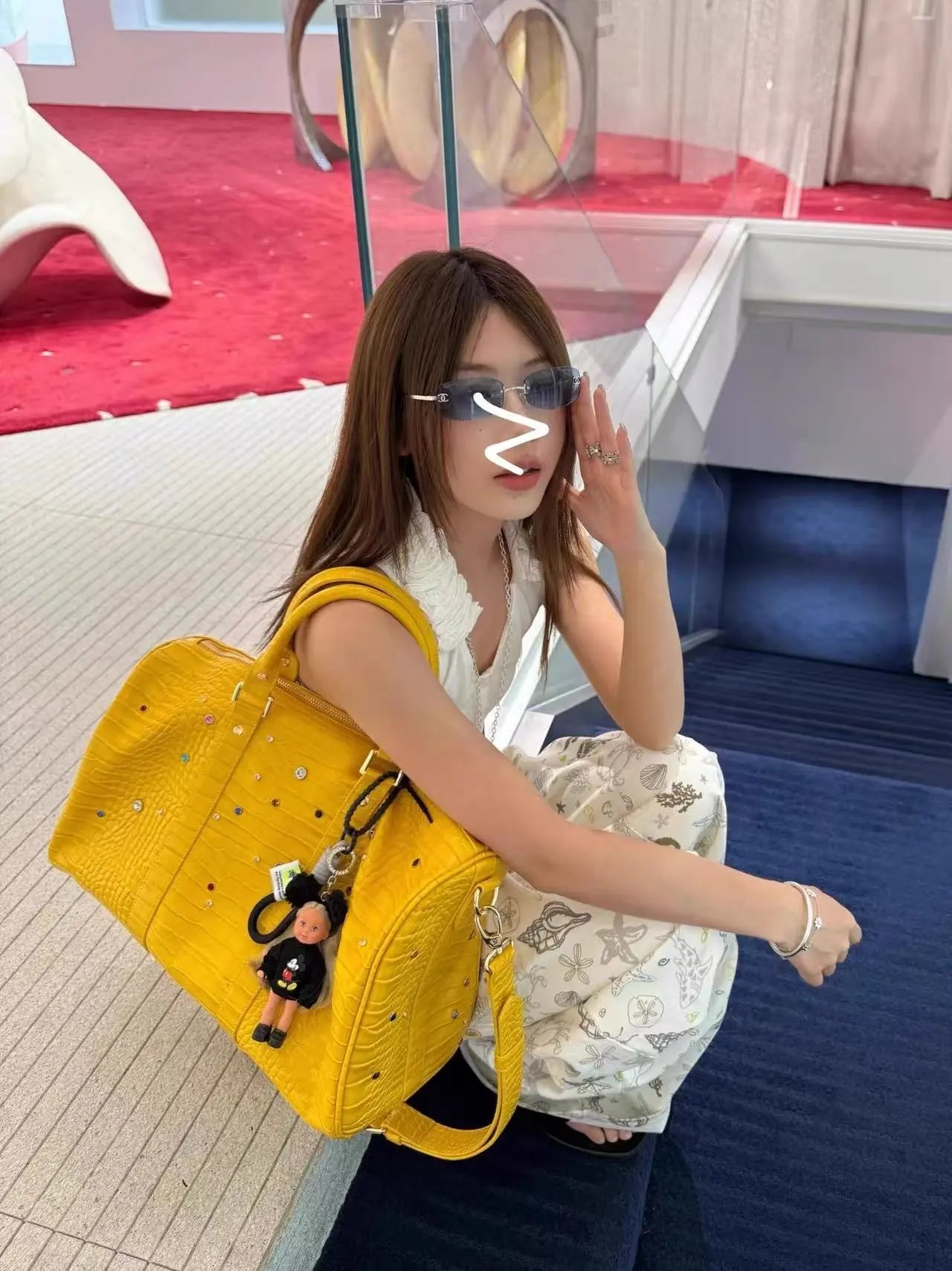 Rhinestone Gem Satchel 2