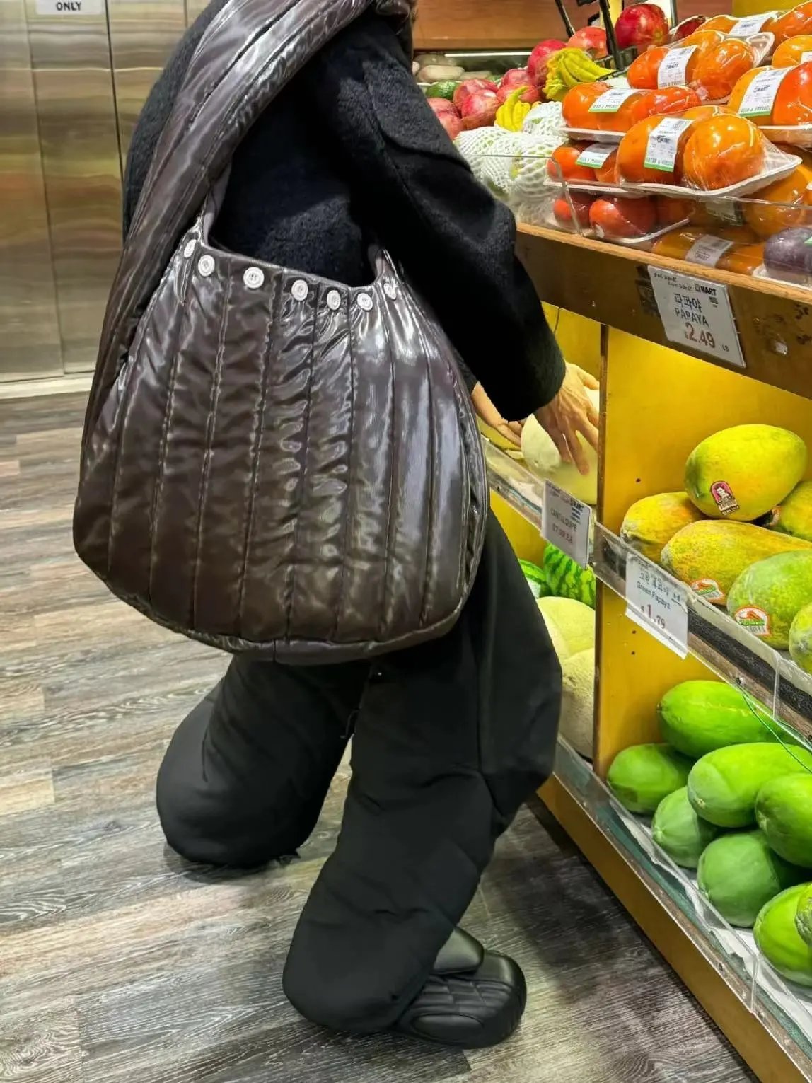 In-stock Omar Afridi Cotton Padded Stray Bag 3