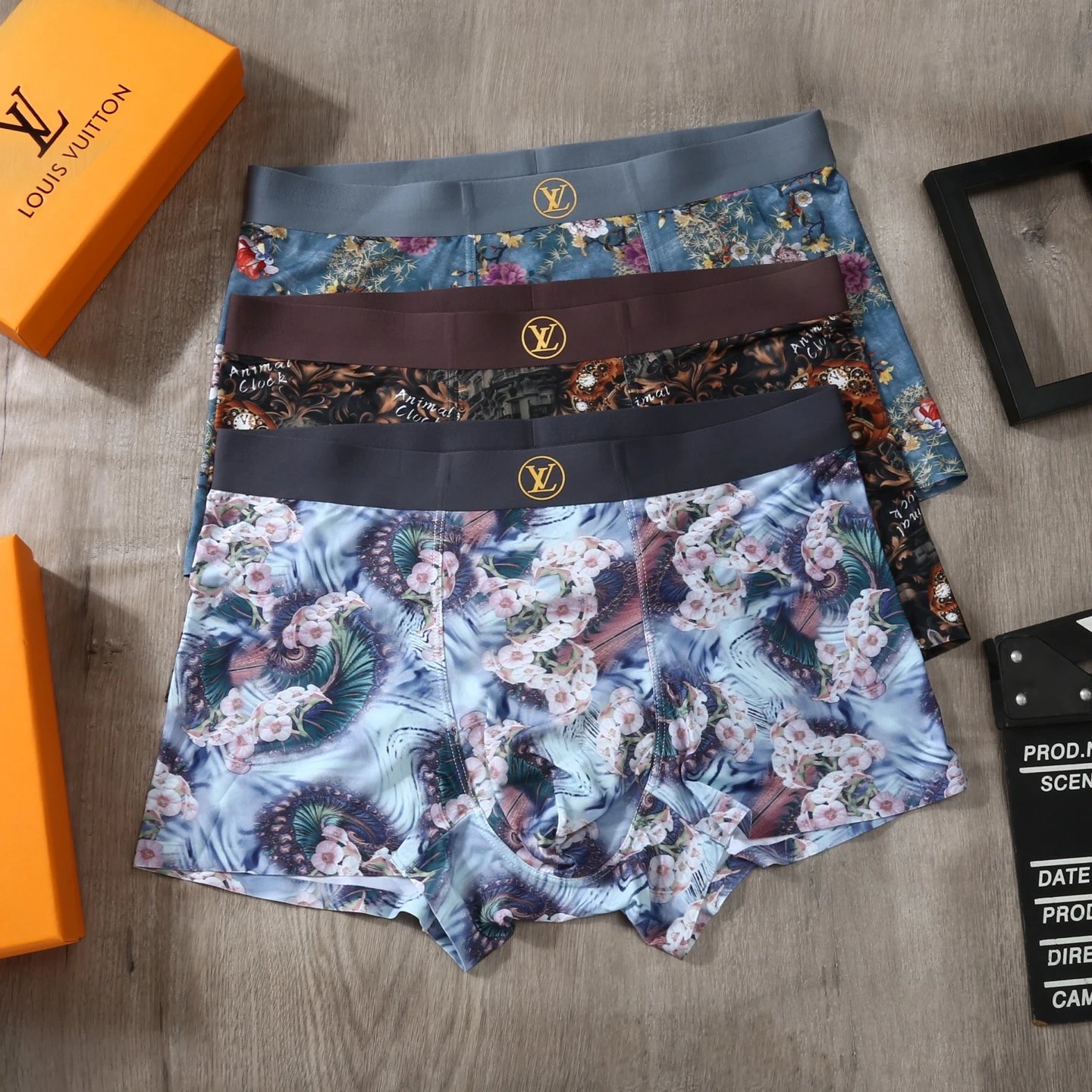 Givenchy Boxer Briefs with Crystal Detail Black, White, Mint Green Underwear - 11