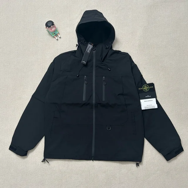 Stone Island Jackets Hooded zip-up windbreaker jacket product detail image 11