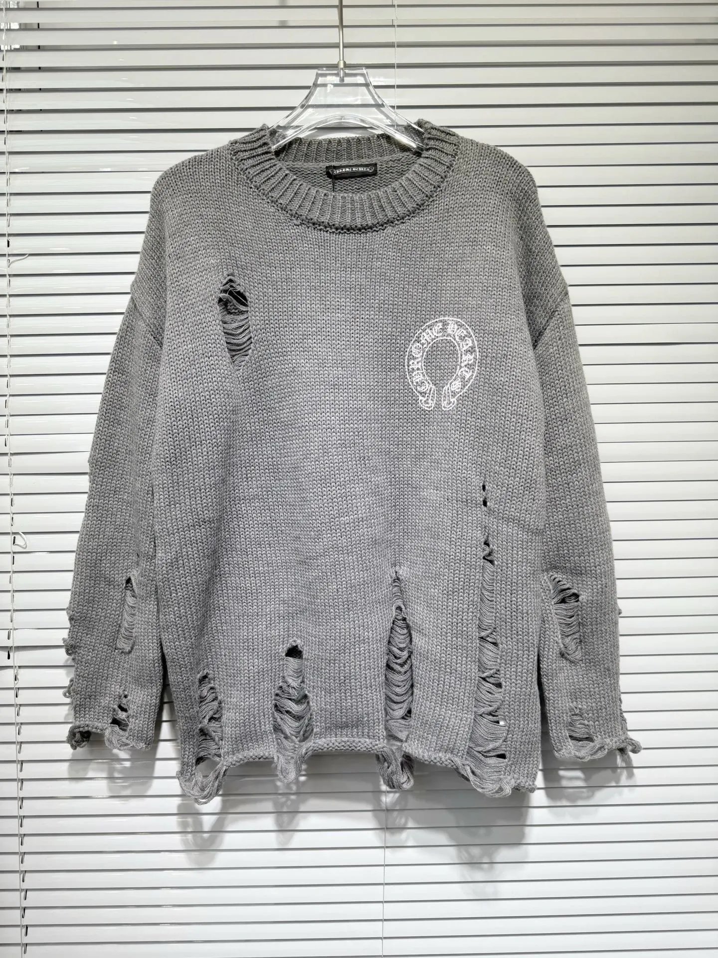 Chrome Hearts Cross Knit Sweater Black / Red - 9