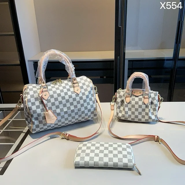 Louis Vuitton Handbags Three-Piece Handbag Set with Crossbody Bag and Wallet product detail image 11