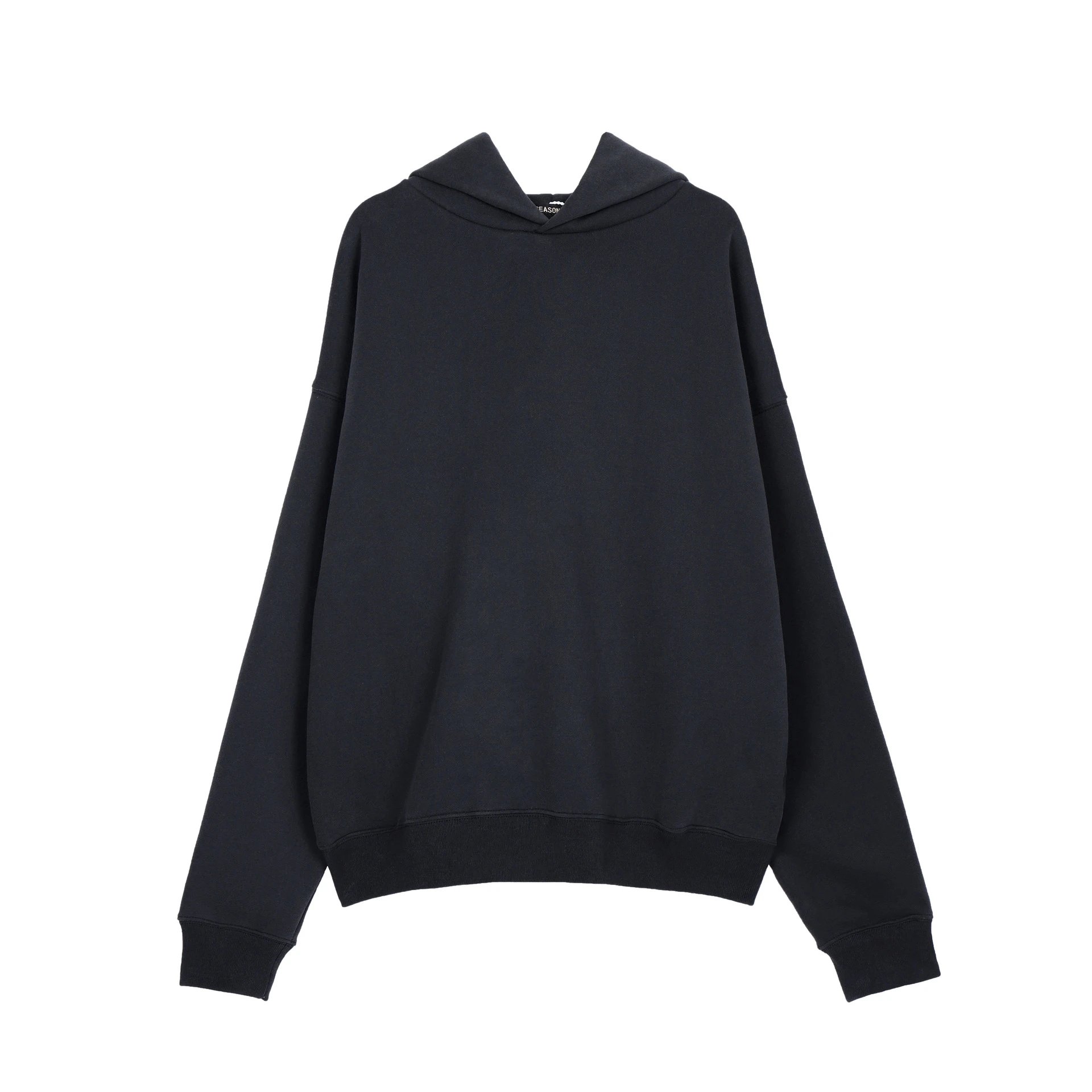 3856-1 Solid Color fleece-lined Hoodie