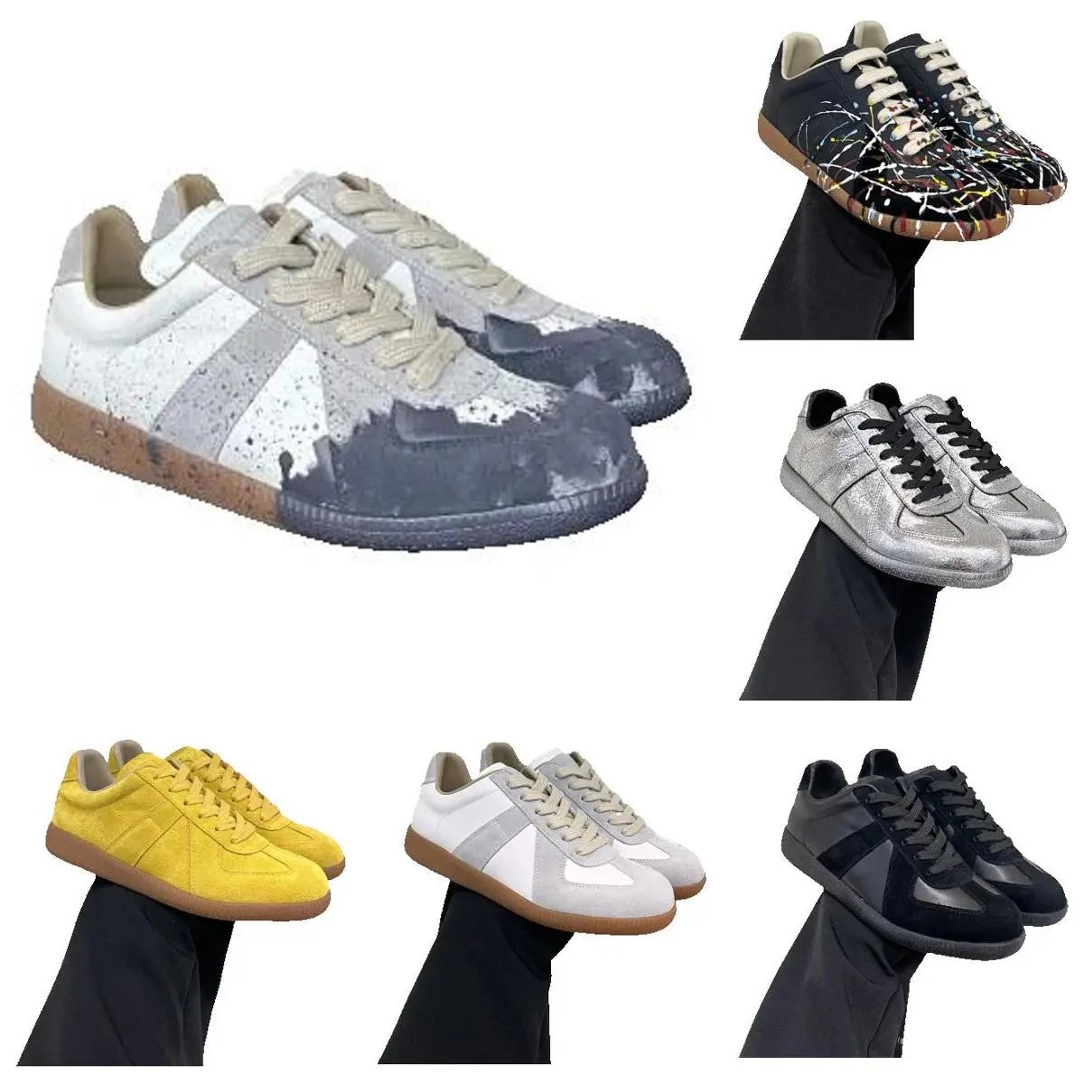 高质量涂鸦泼墨德训鞋pls add whatsapp  15188580278 if u need size guid 1