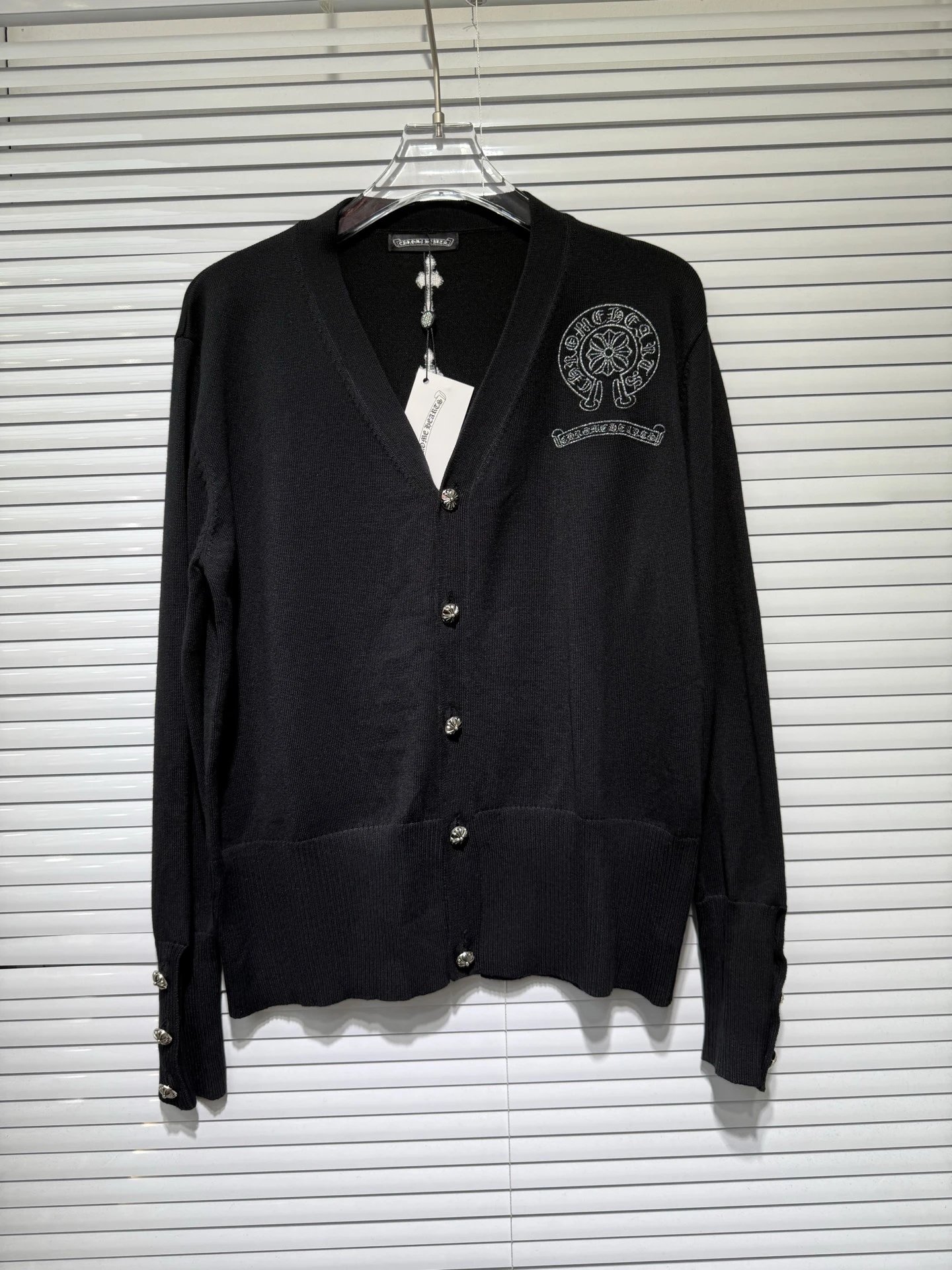 Chrome Hearts Cross Knit Sweater Black / Red - 5