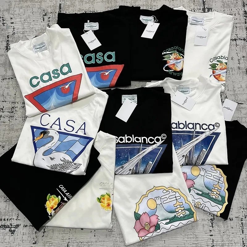 Casablanca Graphic Short Sleeve T-Shirt