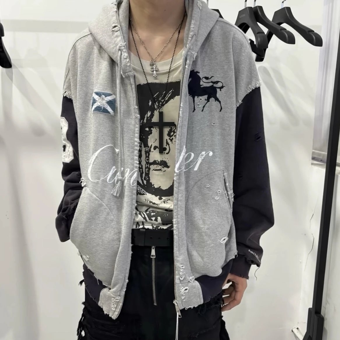 Balenciaga Zip Up Hoodie 11