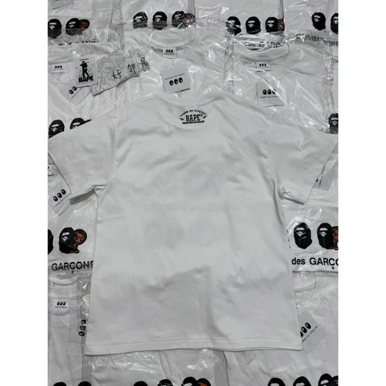 Overseas Orders Last Stock ~ Cut Label Withdraws Export Heavy Cotton New American Retro Loose Printed Short-Sleeved T-Shirt