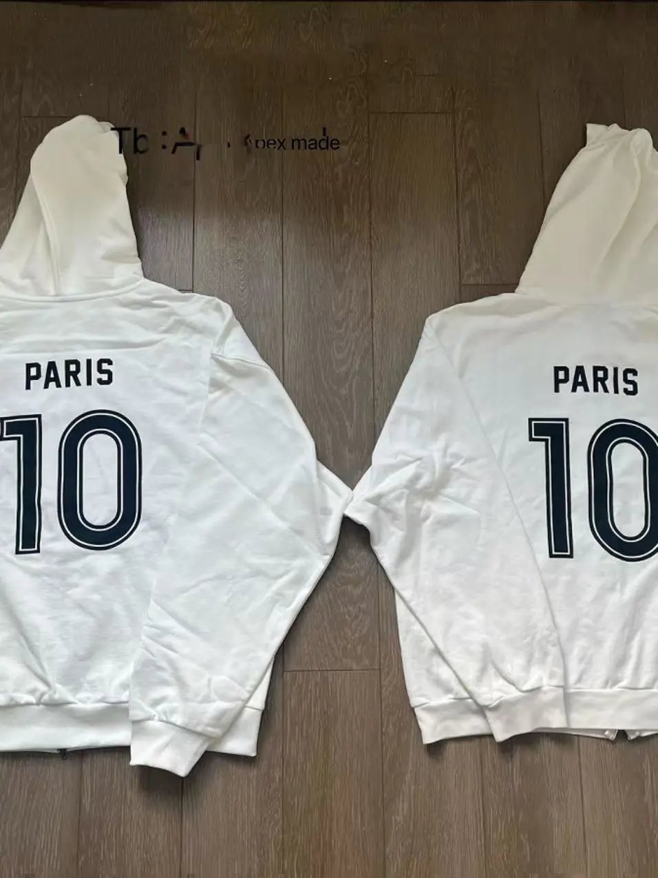 White Paris 10 Hoodie