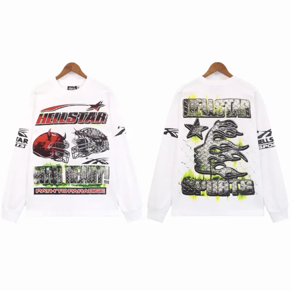 Hellstar 11 Graphic Long-Sleeve Jersey Black - 12