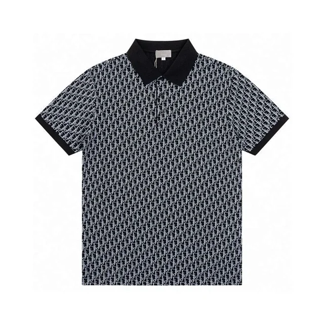 Gucci T-Shirts Short-Sleeve GG Monogram Polo Shirt product detail image 9